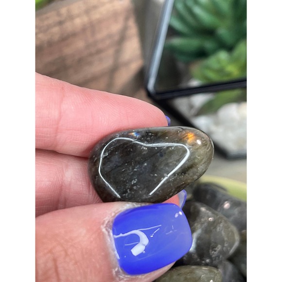 Labradorite Tumbled Stone Crystal Intuitively Chosen Large - Picture 4 of 7